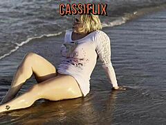 Latina Blonde’s Deep Anal on Beach
