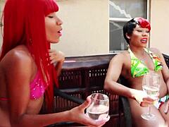 Ebony Redhead Sluts Suck Big Black Dicks