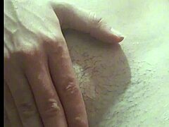 Cheeky teen flaunts hairy tease on street