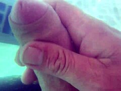 Underwater creampie with a daring dildo twist