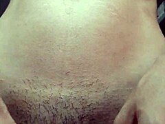 Cheeky teen flaunts hairy tease on street