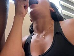 Amateur Latina Sucks BBC Deep In Mouth