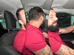 Lukas Zaad’s tight anal quickie in car
