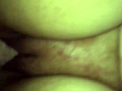 Married Slut’s Freshly Shaved Pussy Fucked Hard