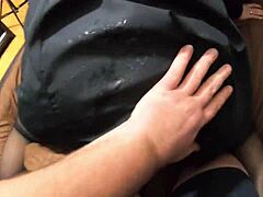 St. Valentin Gift: Blowjob And Cum On Fur Jacket