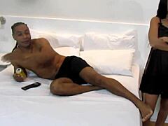 Latina Milf’s Cheeky Deal for TV Football Debt