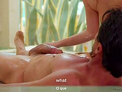 Nuru Massage Between Stepdad and Stepdaughter