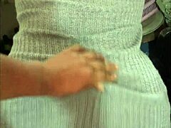 relentless anal pounding of latina stepmom cleaning