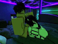 Hard Pounding My Cow Slut in Roblox Chaos