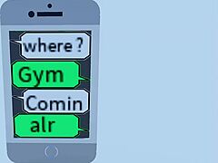 Roblox fun with blowjob at the gym
