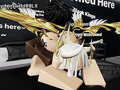 Divine beauty fucked hard in roblox condo setting