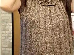 French milf's daring public tease unfolds