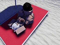 roblox slut caught and taken on public beach