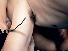 Annie and Arturo’s erotic teen cumshot fuck