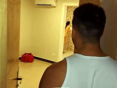 Neighbor's visit turned into shocking anal play