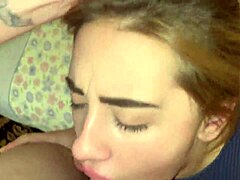 beauty babe’s sloppy facefuck mess