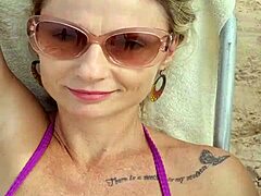 Alineflavio’s Cheeky Blonde Beach Tease Update