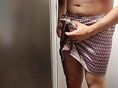 my macho saw me in panties and fucked