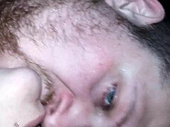wife’s double dildo suck play