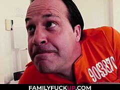Delinquent Fucks Ebony Step-Daughter After Prison
