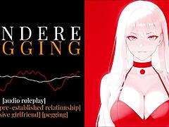Erotic Yandere Audio With Femdom Pegging Roleplay