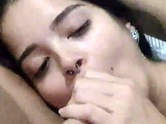 My submissive wife Debora sucks me nightly