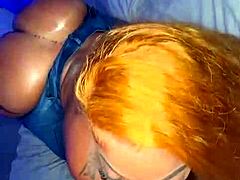 Big Booty Slut Sucks And Fucks Black Shaft
