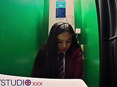 i caught a student sucking dick at gloryhole