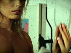 Canadian blonde Katie Jean’s daring solo tease