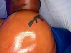 Big Booty Slut Sucks And Fucks Black Shaft