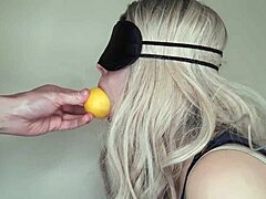 blindfolded wife tricked into sucking dick and swallowing