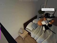 Caught some wild roleplay action on Roblox, hilarious!