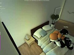 Caught some wild roleplay action on Roblox, hilarious!