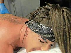 Massive BBC wrecks my ass with fierce deepthroat
