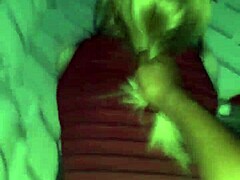 Blonde gets pounded doggystyle with rough spanks