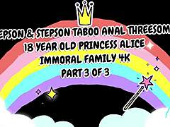 Princess Alice’s Double Penetration Fantasy on Two Cocks