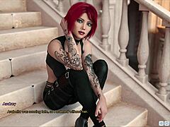 lust academy babe flaunts curvy chest for tease