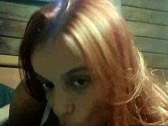 Gostosa Redhead Babe’s First Wet Blowjob in Bedroom