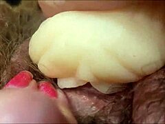 big clit pulsing in closeup climax