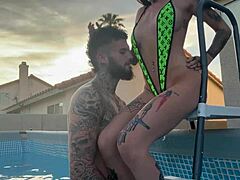 Pool Boy’s Teasing Payment In Public