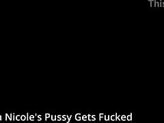 Aria Nicole's pussy slammed hard with creamy finish