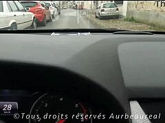 french milf’s pov blowjob in forest spot