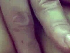 Milf caresses anal and exposes inner pussy
