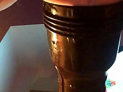 fleshlight pounding hard in raw amateur action