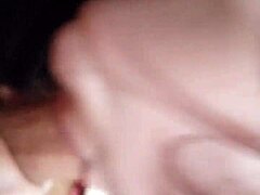 sucking a thick hard cock