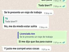 Latina Maid Gets Wild on Web Chat