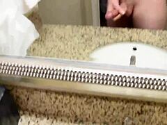quiet moans from guy stroking in hotel room