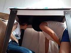 wanna join us under the table for secret lesbian play?