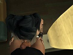 filming pov sex with a goth chick at a wild party - sims 4 porn video