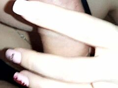 Cum in Mouth Close-Up After Work - Girl Swallows Everything!